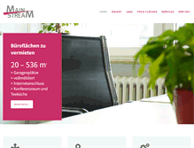 Tablet Screenshot of mainstream-gmbh.de